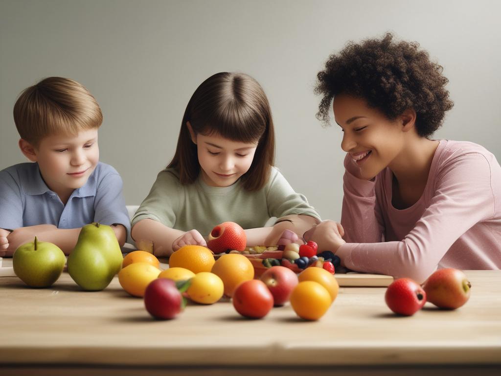 education, fruit, activities, children, healthy eating