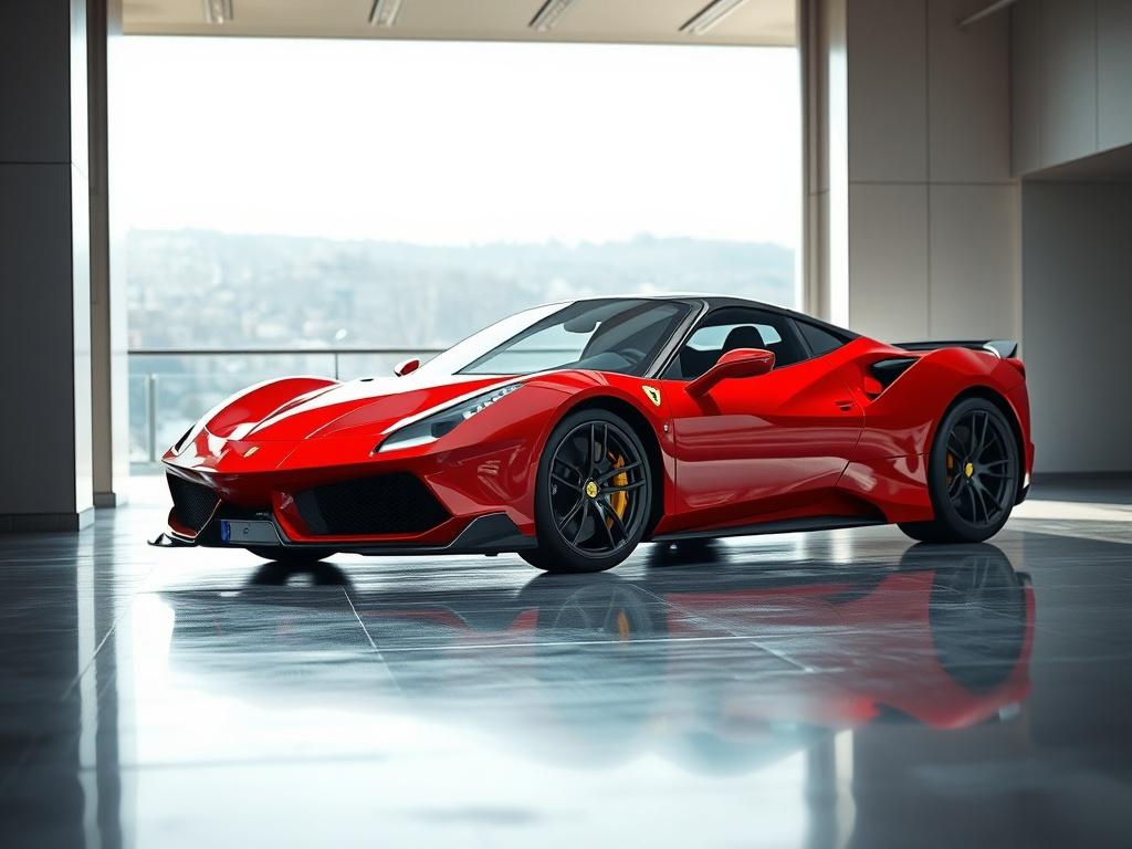 **AI Image Generation Prompt:**

Create a realistic high-resolution photo that captures the essence of the blog titled "Waarom Chiptuning een Slimme Keuze is voor Jouw Italiaanse Auto." The composition should be simple and clear, focusing on a single, striking subject: a beautifully detailed Italian sports car, such as a Ferrari or Lamborghini. 

The car should be positioned prominently in the foreground, showcasing its sleek lines and bold vibrant colors, reflecting the luxury and performance characteristi