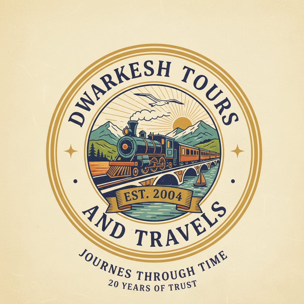 Dwarkesh Tours & Travels Logo