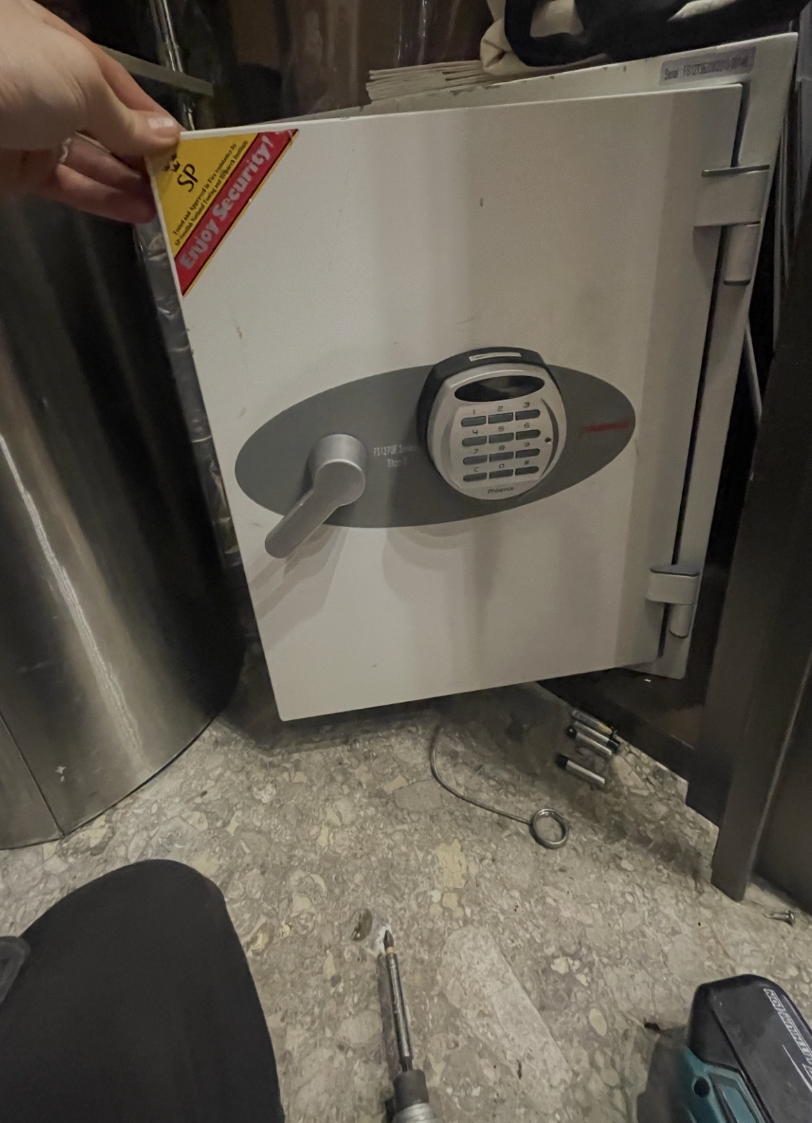 Professional safe opening service completed by SafeMasters