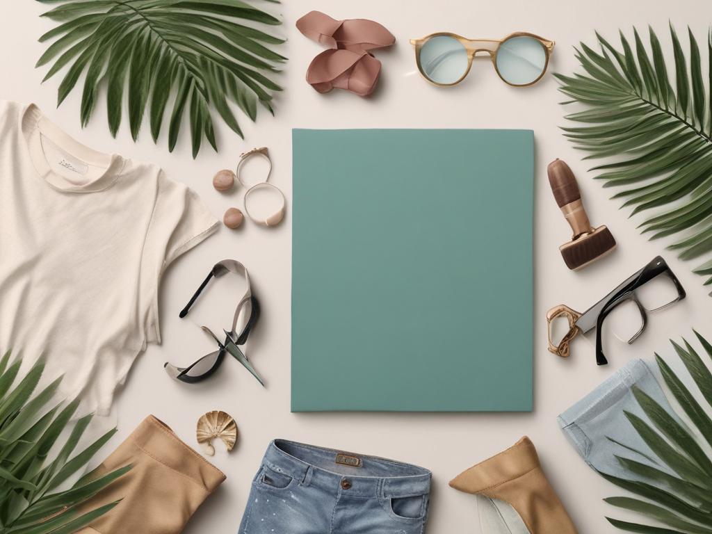 summer collection, stylish haircuts, trendy T-shirts, accessories