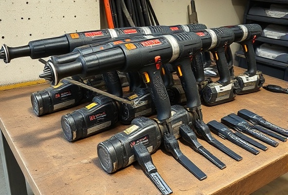 Professional demolition hammers with attachments