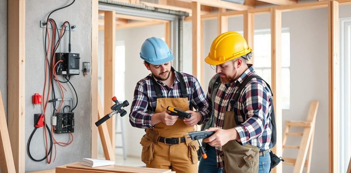 Skilled professionals collaborating