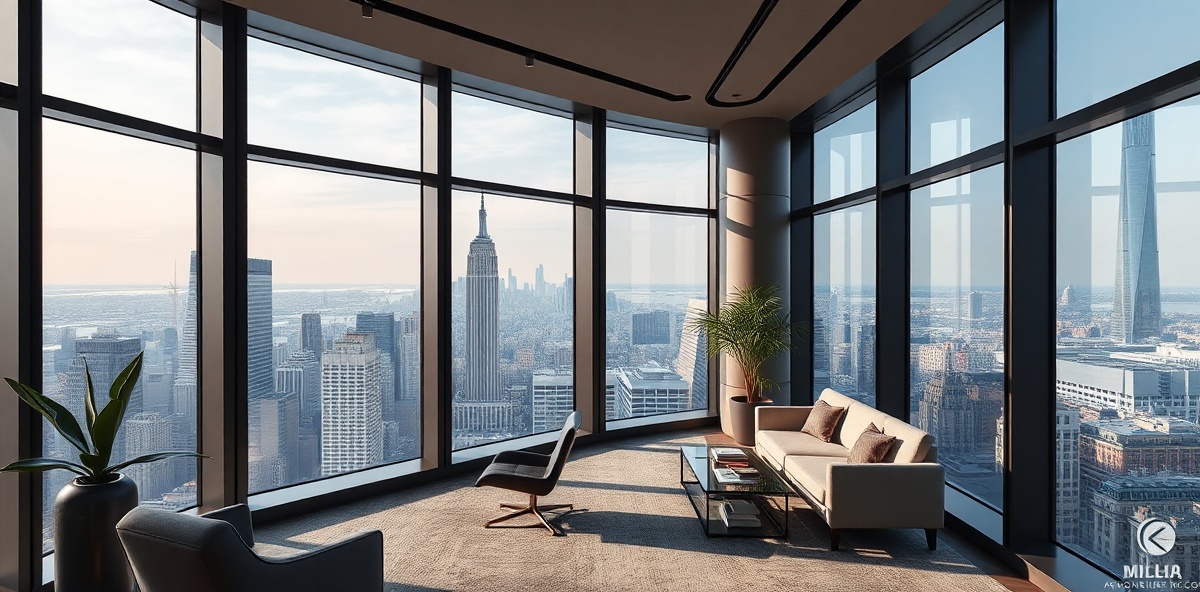 Premium institutional banking office