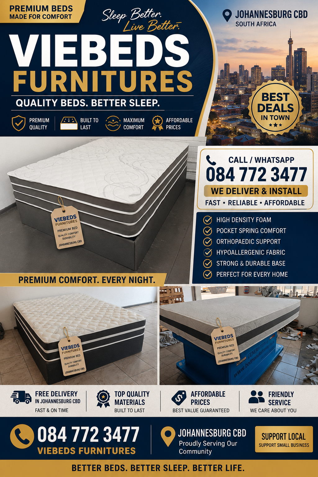 VIEBEDS FURNITURES - Premium Beds, Better Sleep