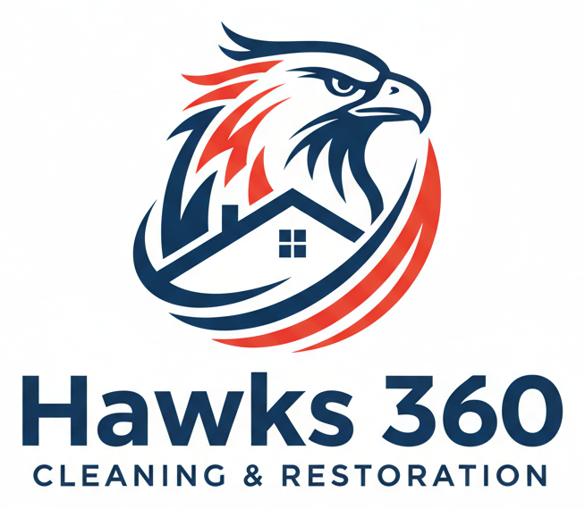 Hawks 360 professional cleaning and restoration logo