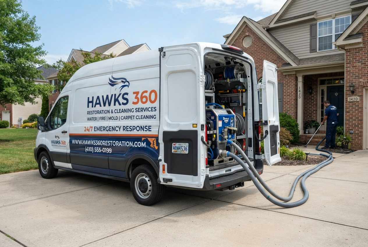 Hawks 360 professional truck-mounted cleaning equipment and extraction systems