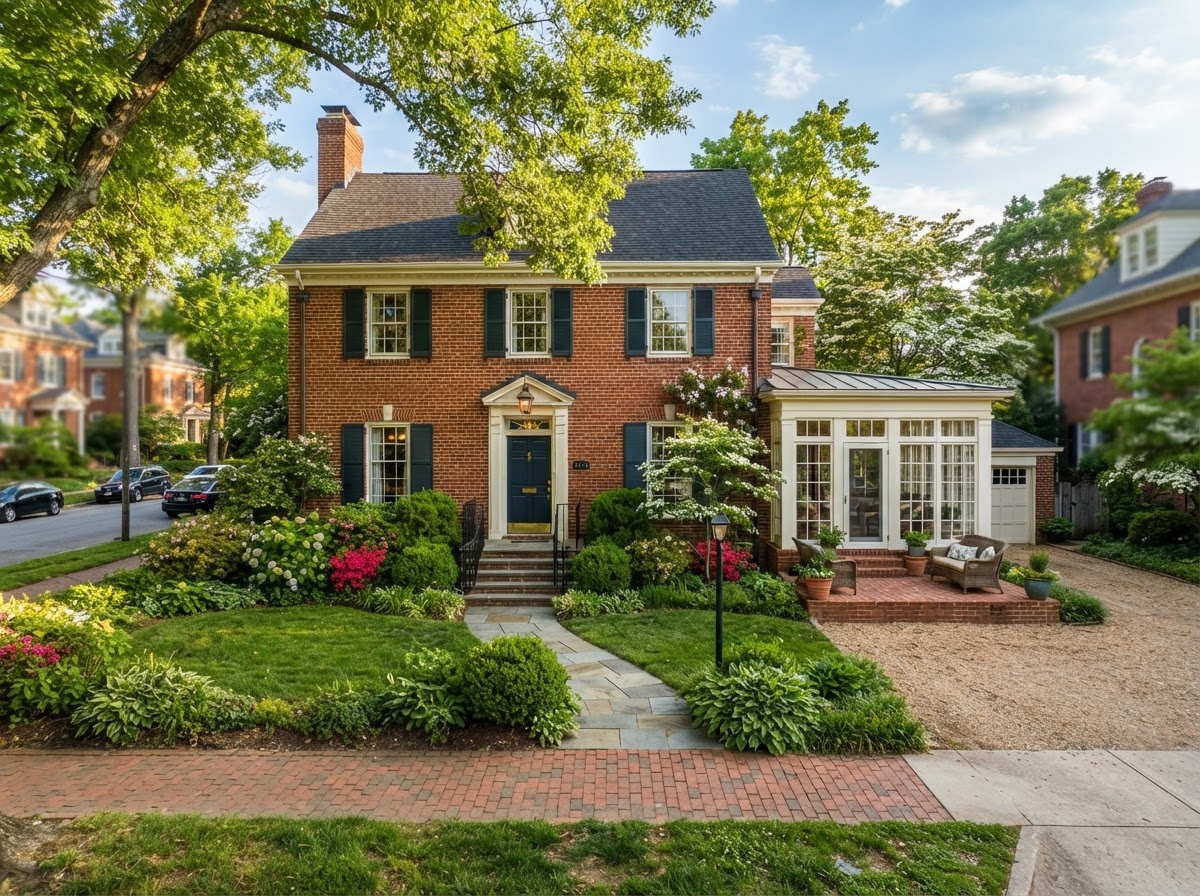 Exterior of 1407 Sherwood Ave in Ginter Park, Richmond