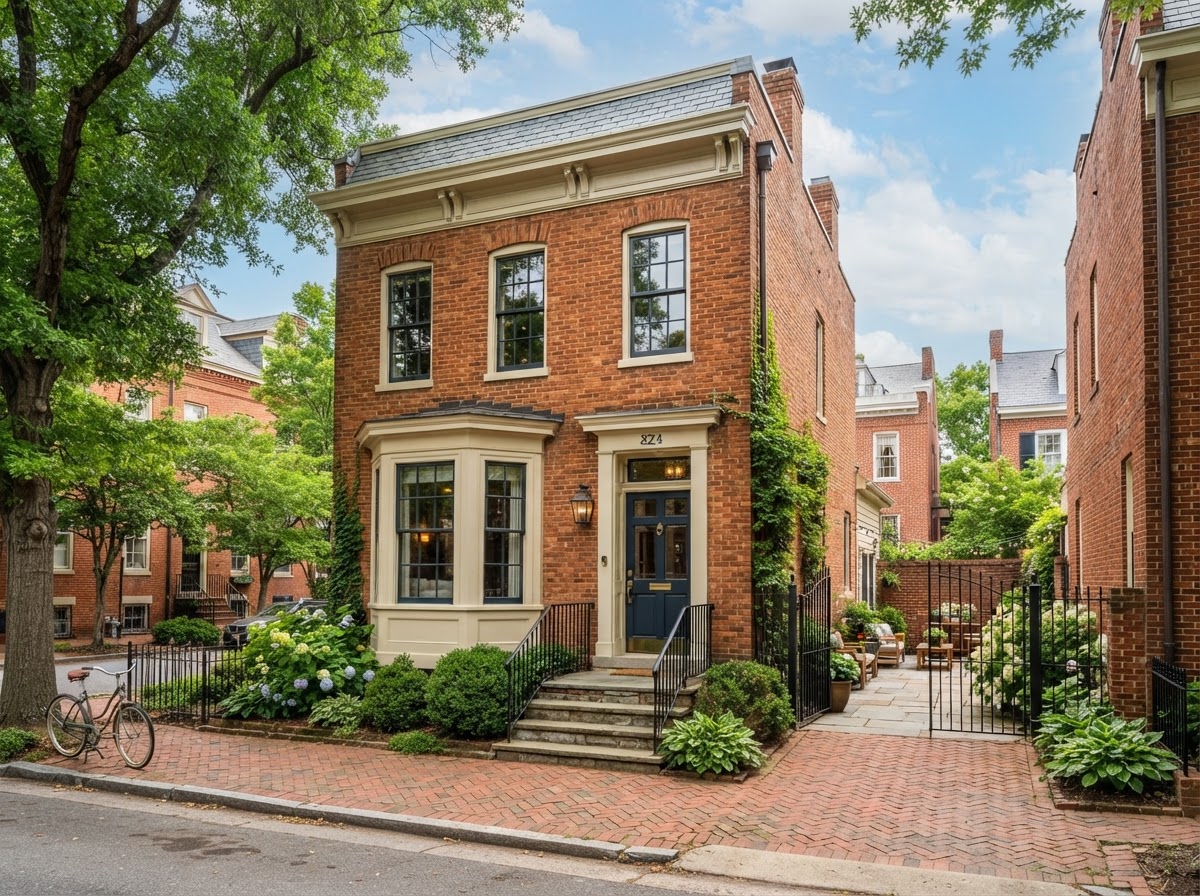 Exterior of 1613 Floyd Ave in The Fan, Richmond