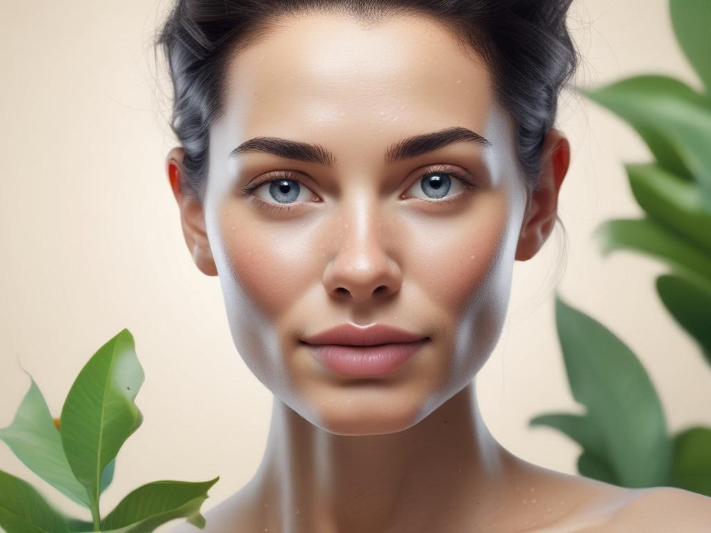 **AI Image Generation Prompt:**

Create a highly detailed, realistic high-resolution photograph that reflects the theme of "Skincare Tips for the UK's Changing Seasons." The composition should be simple and clear, featuring a single subject: a young woman with radiant skin, sitting comfortably in a cozy, minimalistic bathroom. 

The woman should be applying a gentle moisturizer to her face, showcasing a serene and focused expression as she adopts a skincare routine suited to the changing UK seasons. Her ski