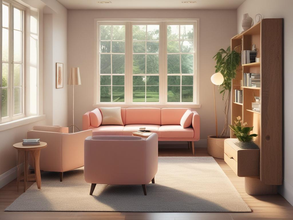 A private counseling room featuring a young individual engaged in