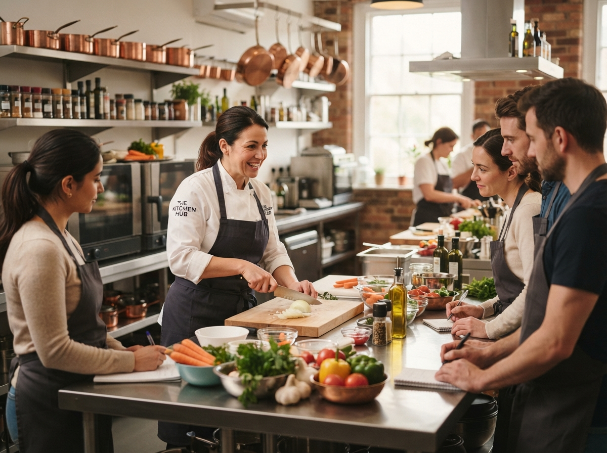 Kitchen training session