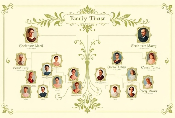 Maternal family tree diagram