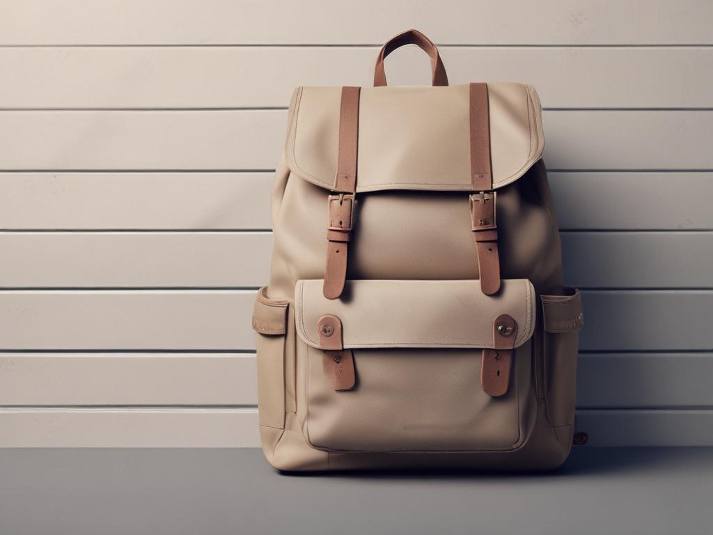 trendy backpack, urban style, practical design