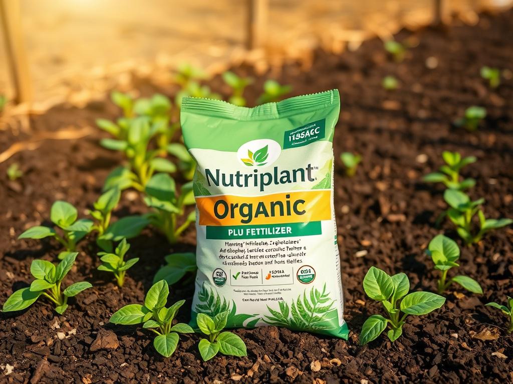 A clear, realistic high resolution of a bag of Nutriplant
