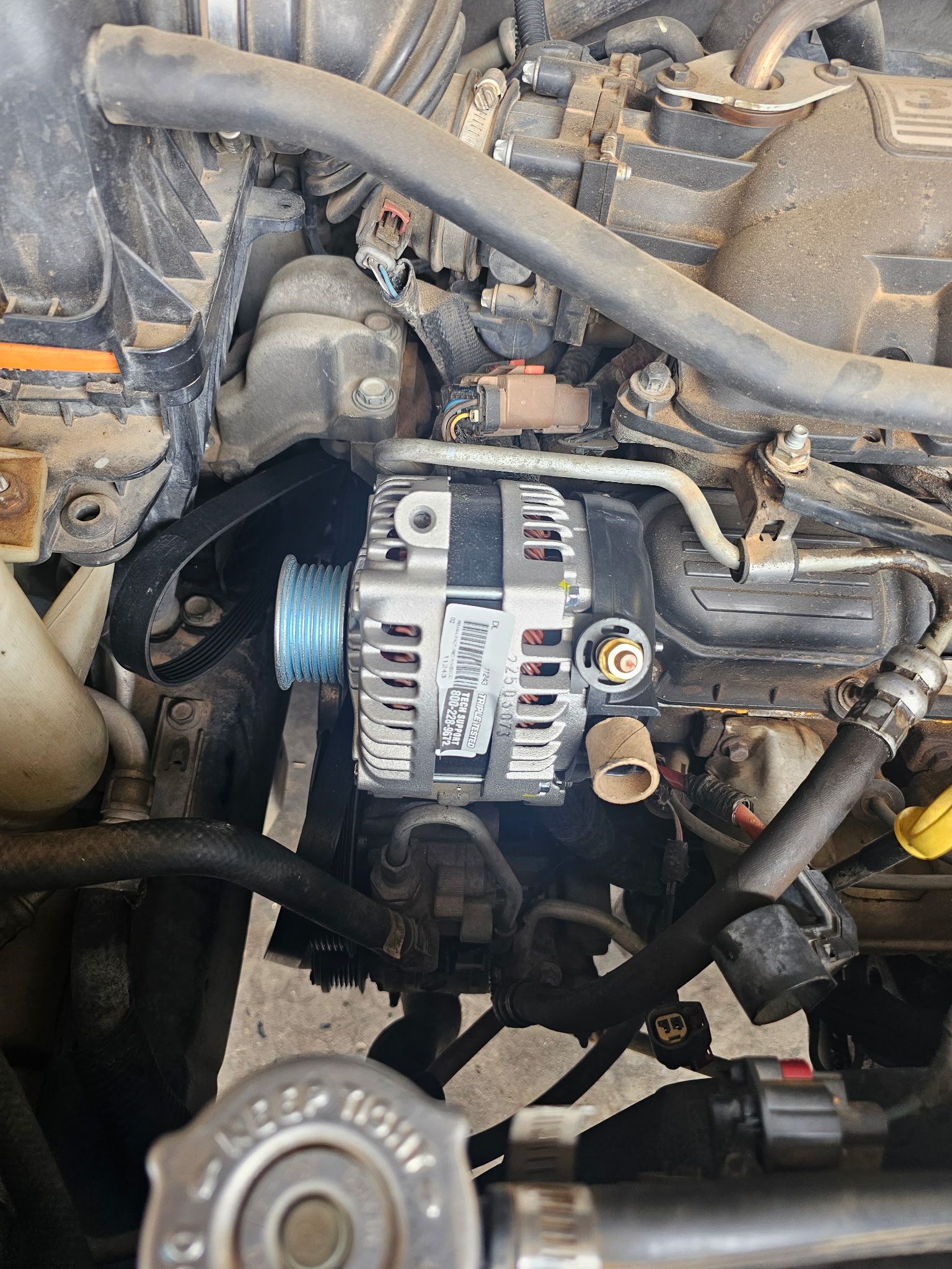 Alternator installation