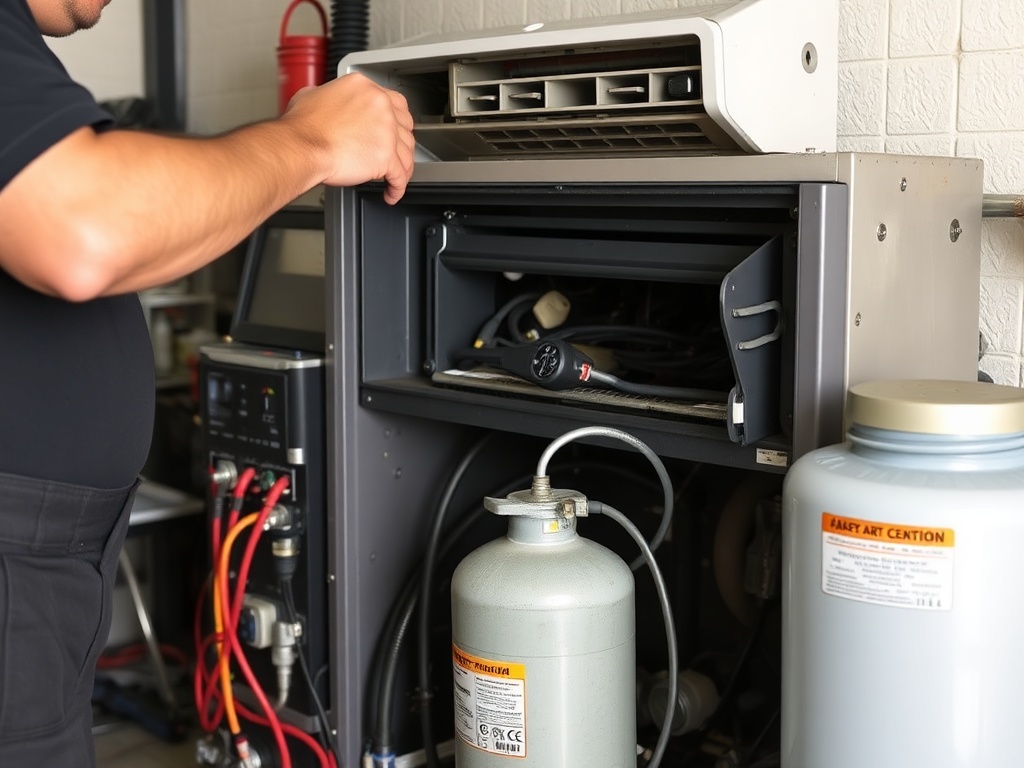 Professional AC system repair service