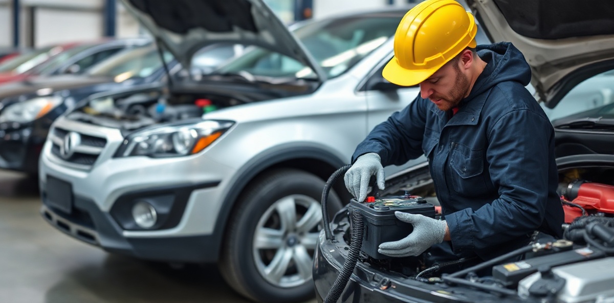 Mobile mechanic providing on-site auto repair service