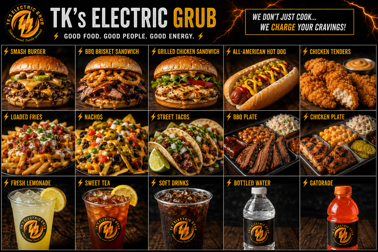 TK's Electric Grub Food