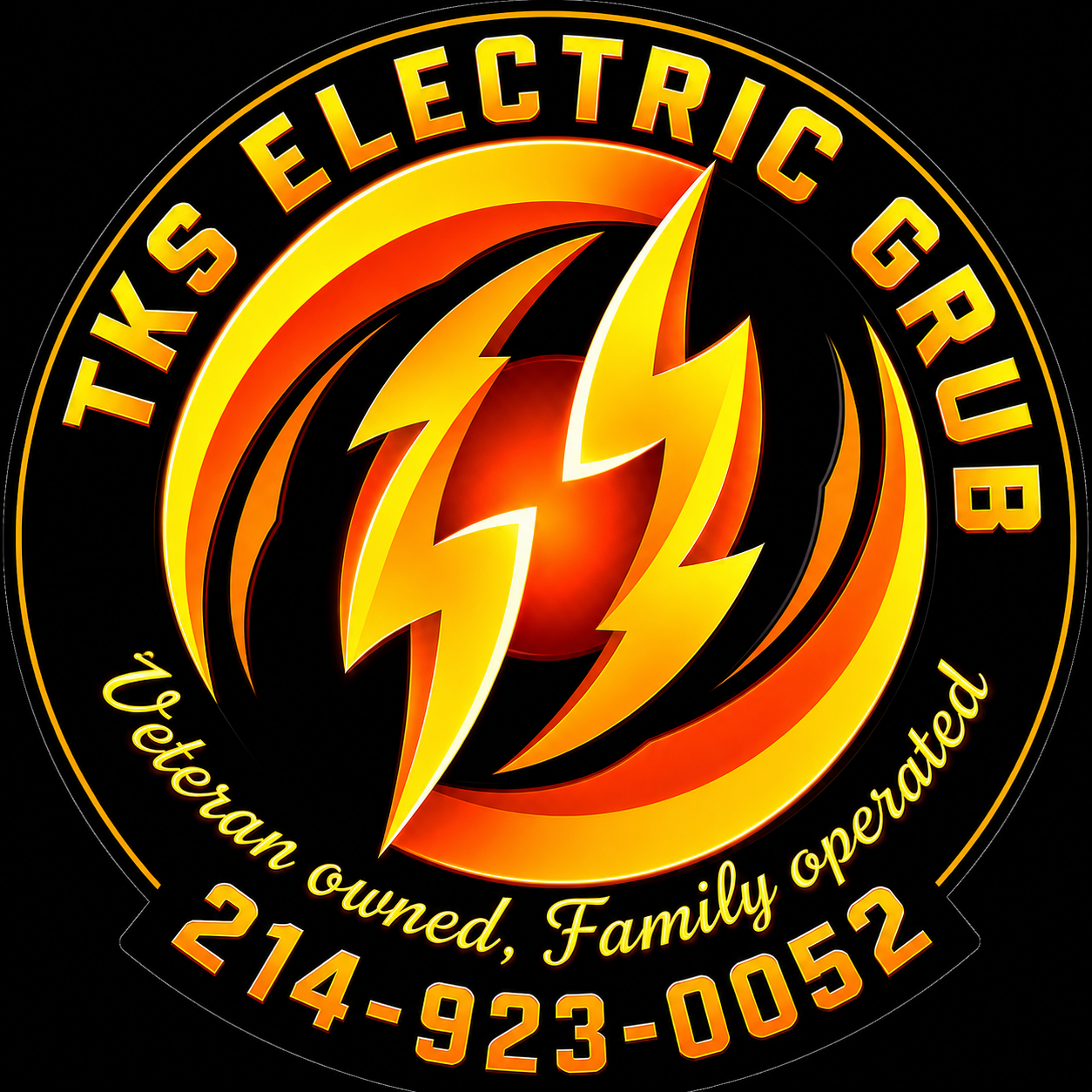 TK's Electric Grub Logo