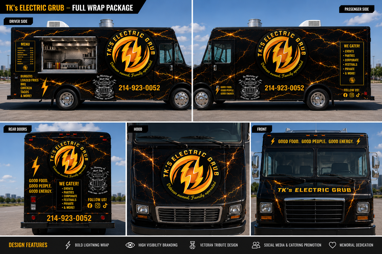 Food Truck 3D Wrap