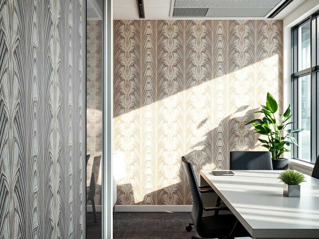 A close up shot of a commercial space featuring professionally