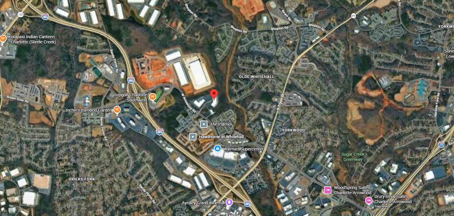 Carolina Surfaces Location with Highway Access