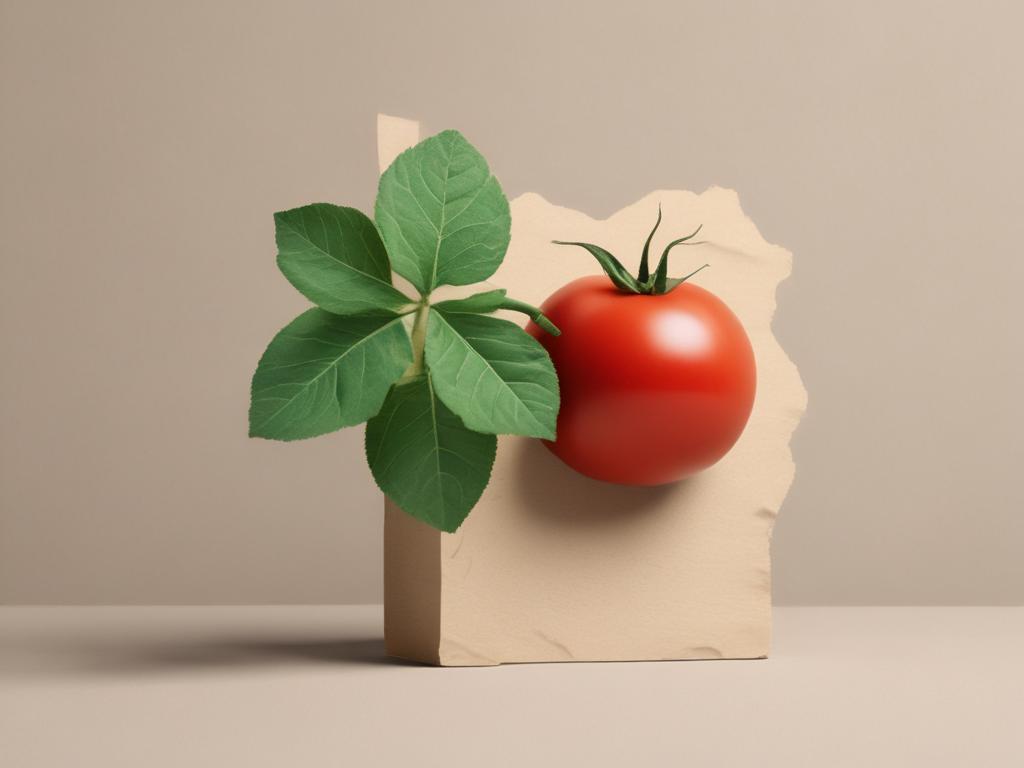 plantable paper, recycled materials, tomato seeds