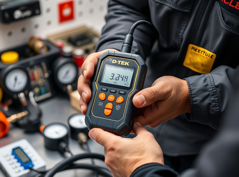 Professional refrigerant leak detector and diagnostic tools
