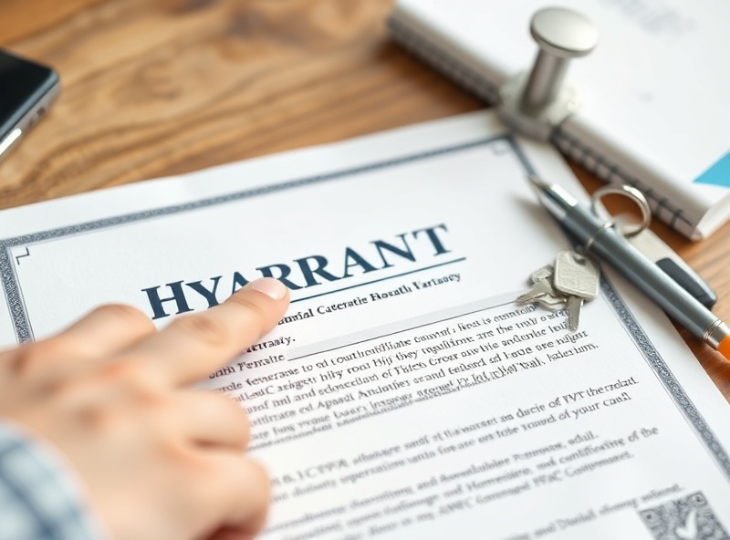 HVAC warranty certificate and documents