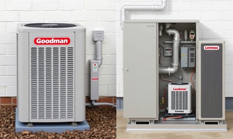 Goodman and Lennox HVAC equipment comparison for warranty protection