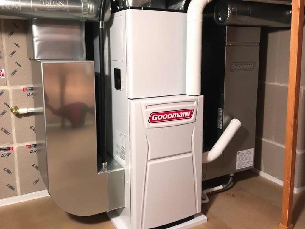 Goodman two-stage furnace with high-efficiency features
