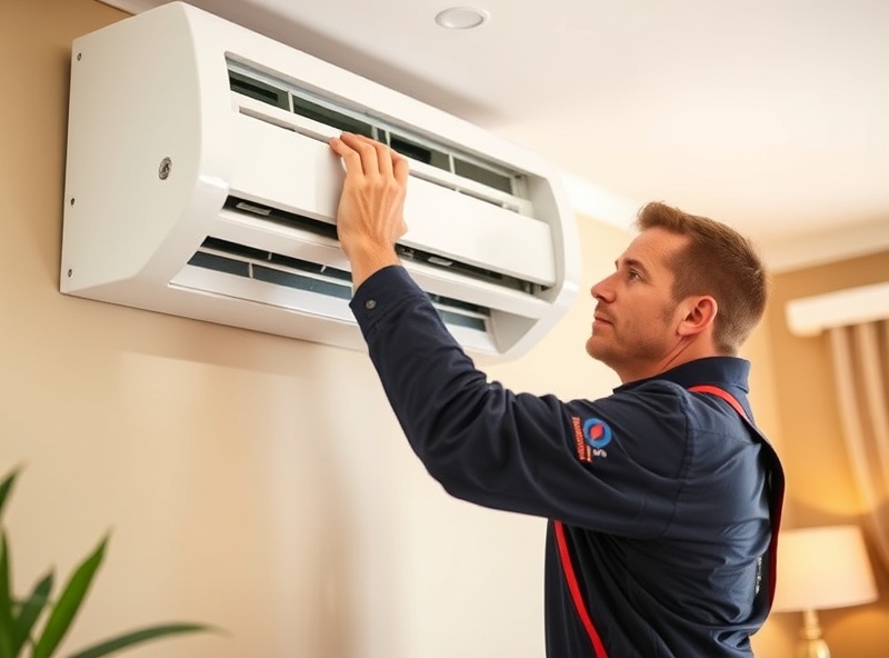 Professional HVAC technician