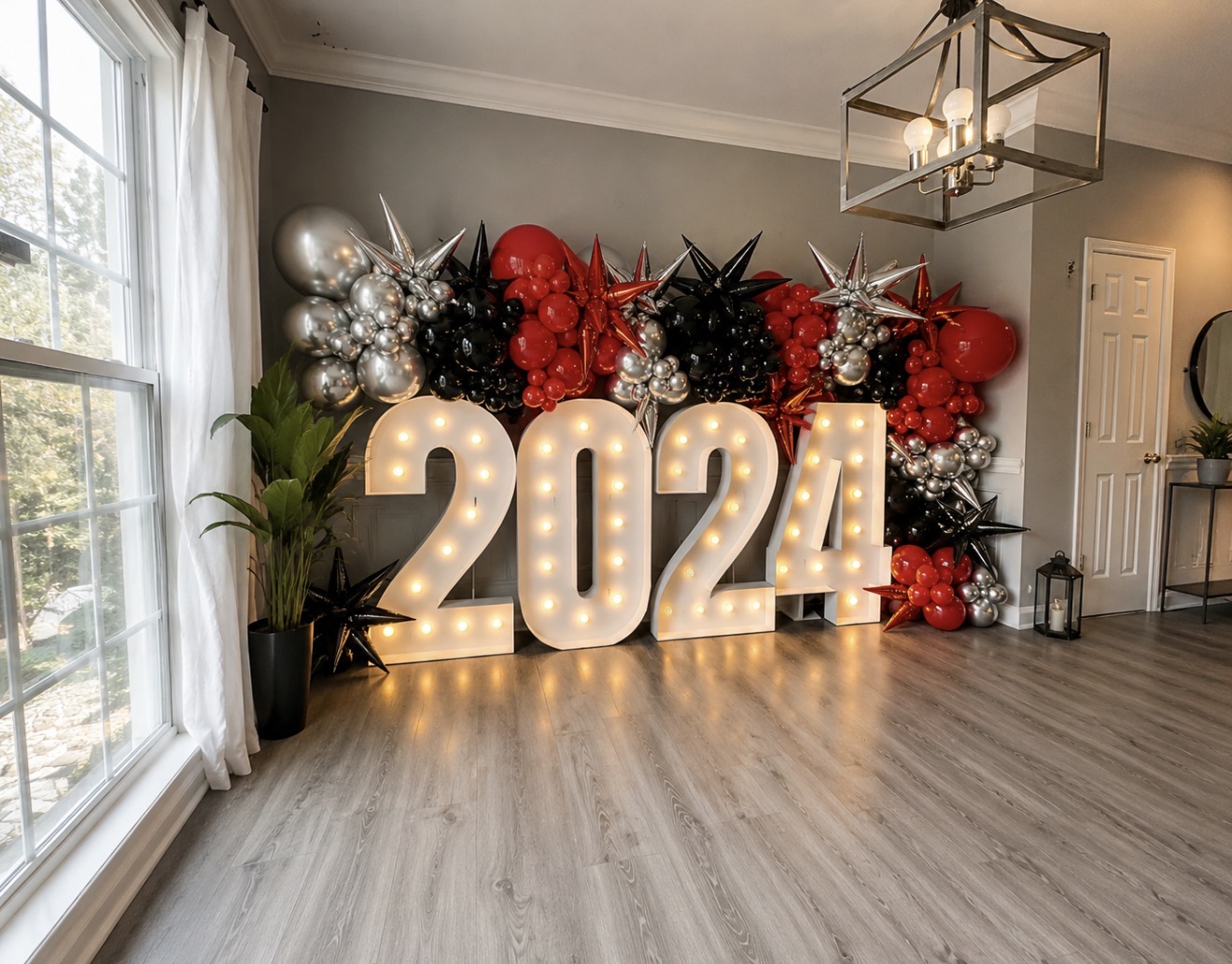 Elegant party balloon design