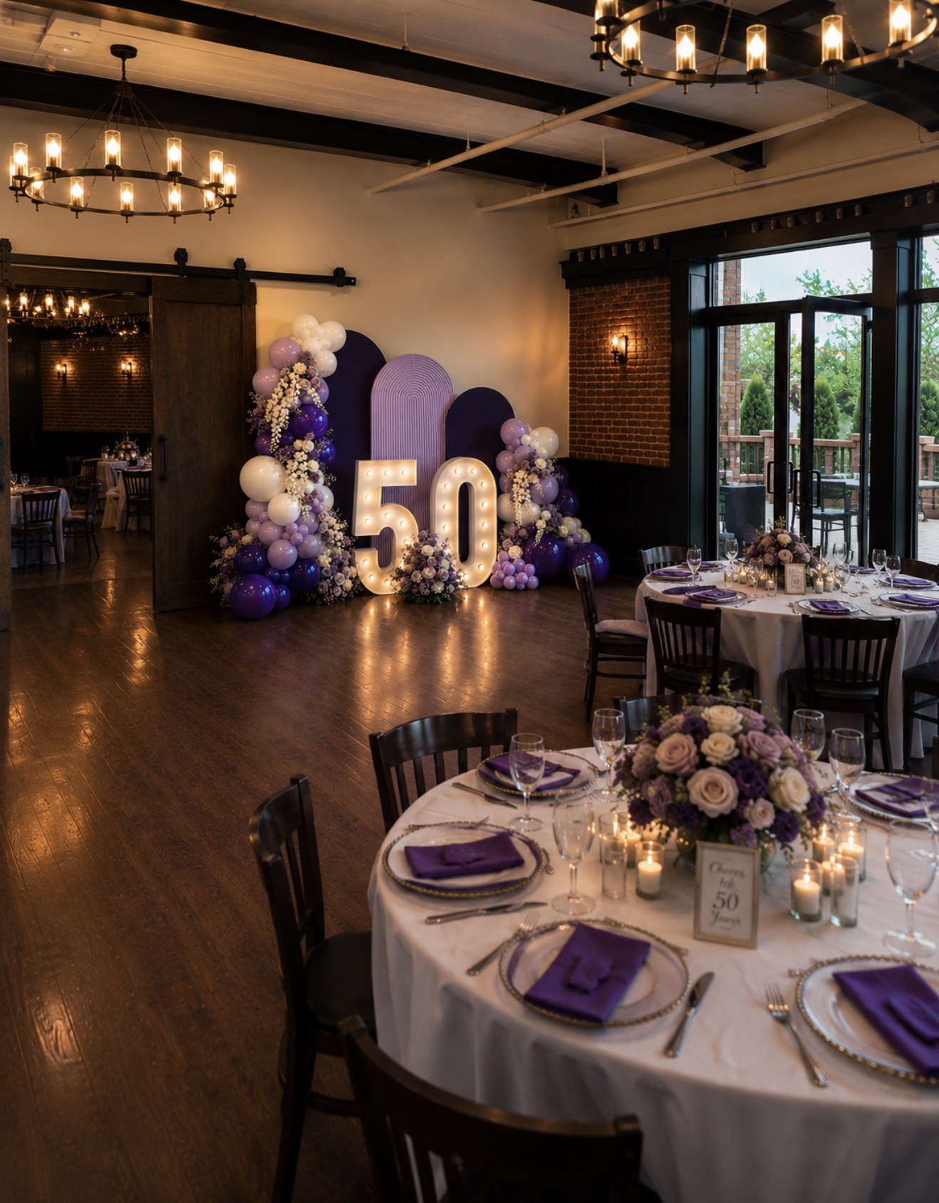 Elegant balloon installation