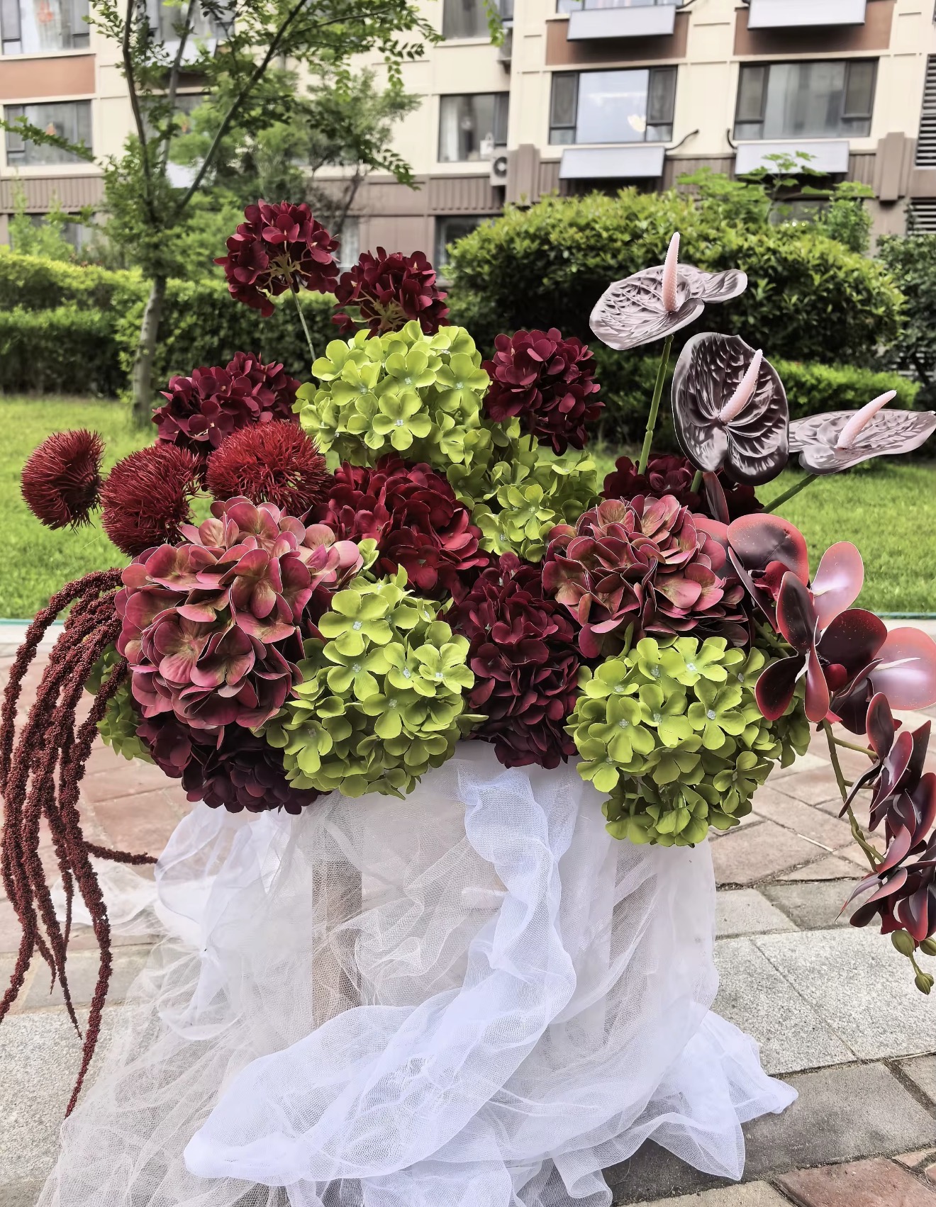 Aisle Floral Arrangements