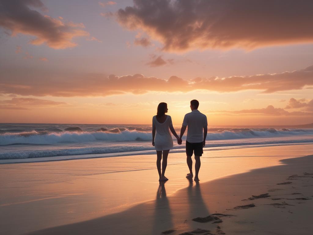 couples photography, tropical beach, romance, sunset, love