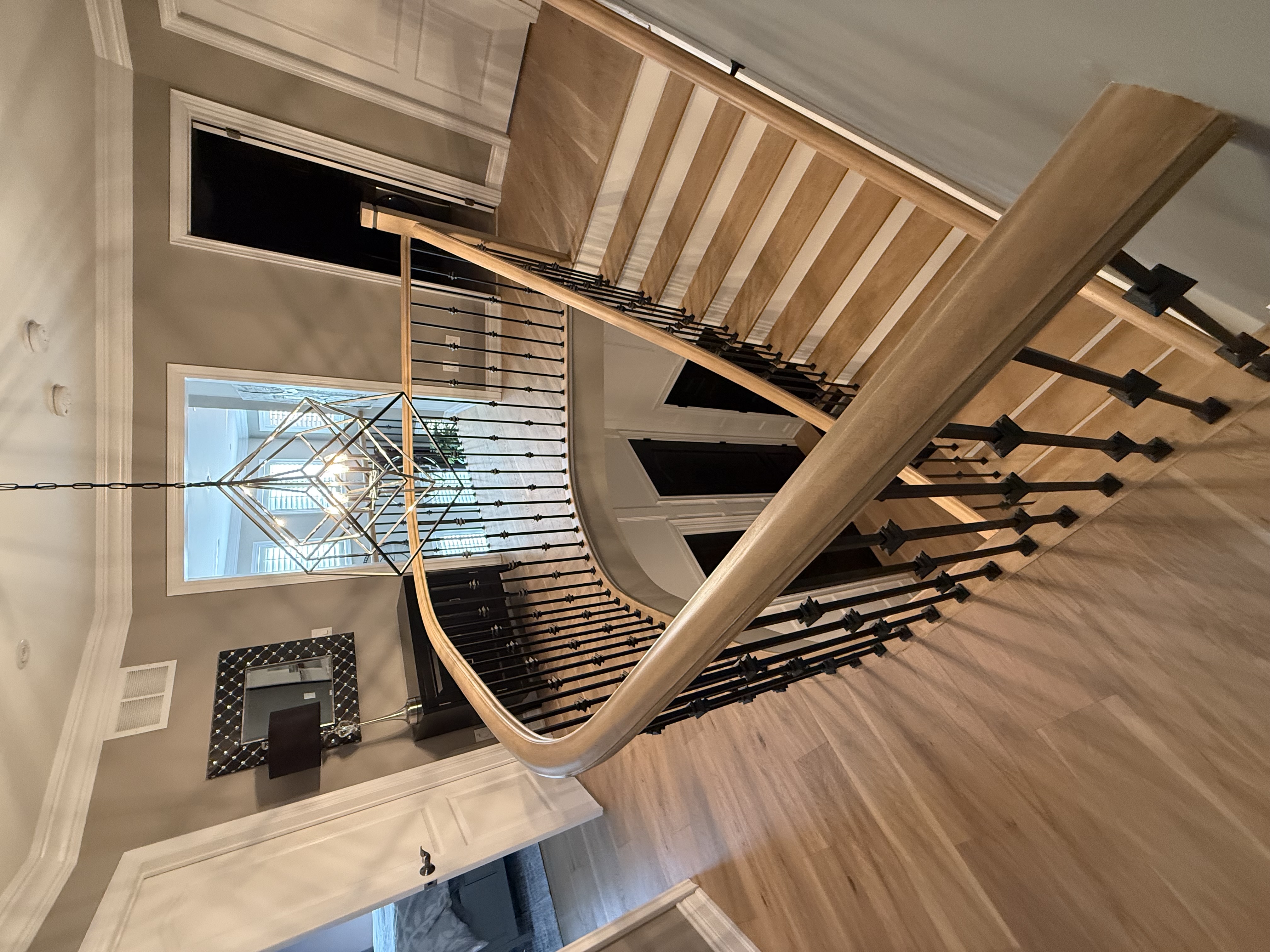 Custom staircase installation