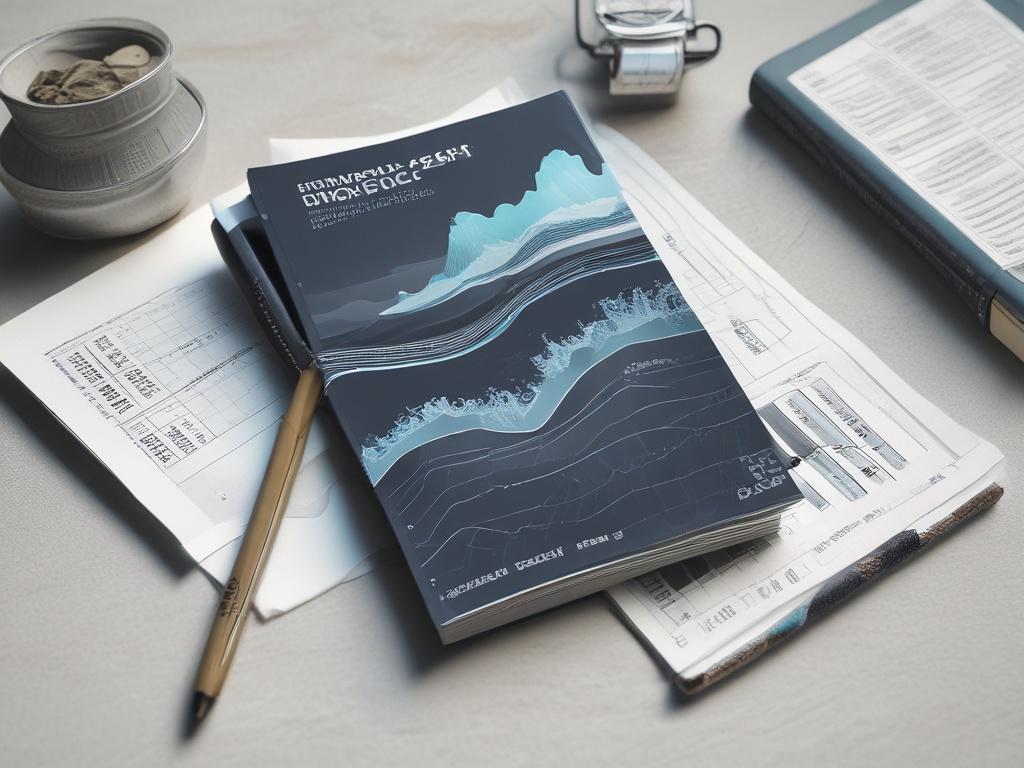 a close up shot of a financial independence guide with