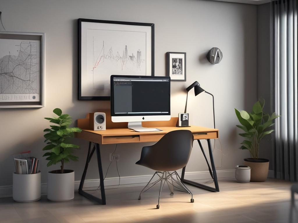 A high resolution image of a digital workspace featuring a