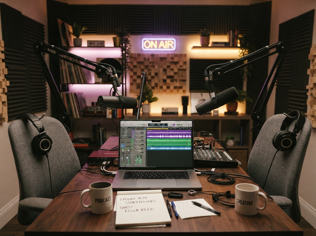 Podcast studio