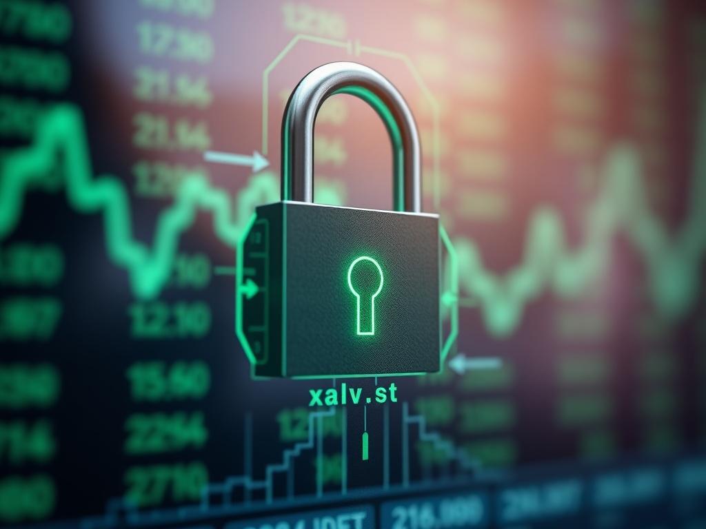 A high resolution close up image of a digital lock