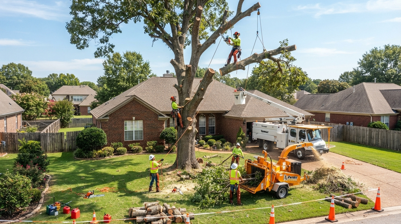 Professional hazardous limb removal by Alvarez Tree Service