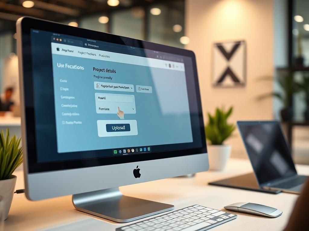 A close up shot of a computer screen displaying a