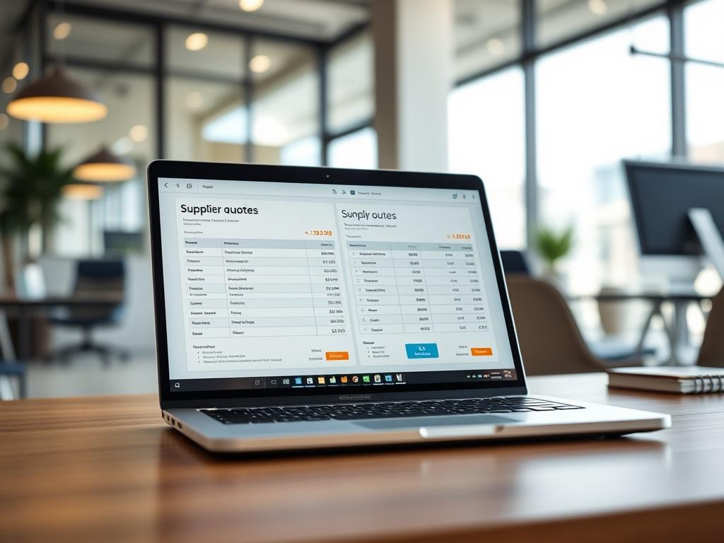 A close up shot of a laptop screen with multiple