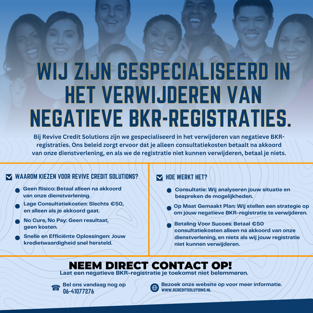 Revive Credit Solutions: Negatieve BKR Registratie Verwijderen