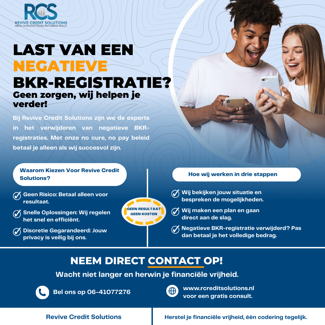 Revive Credit Solutions: Negatieve BKR Registratie Verwijderen
