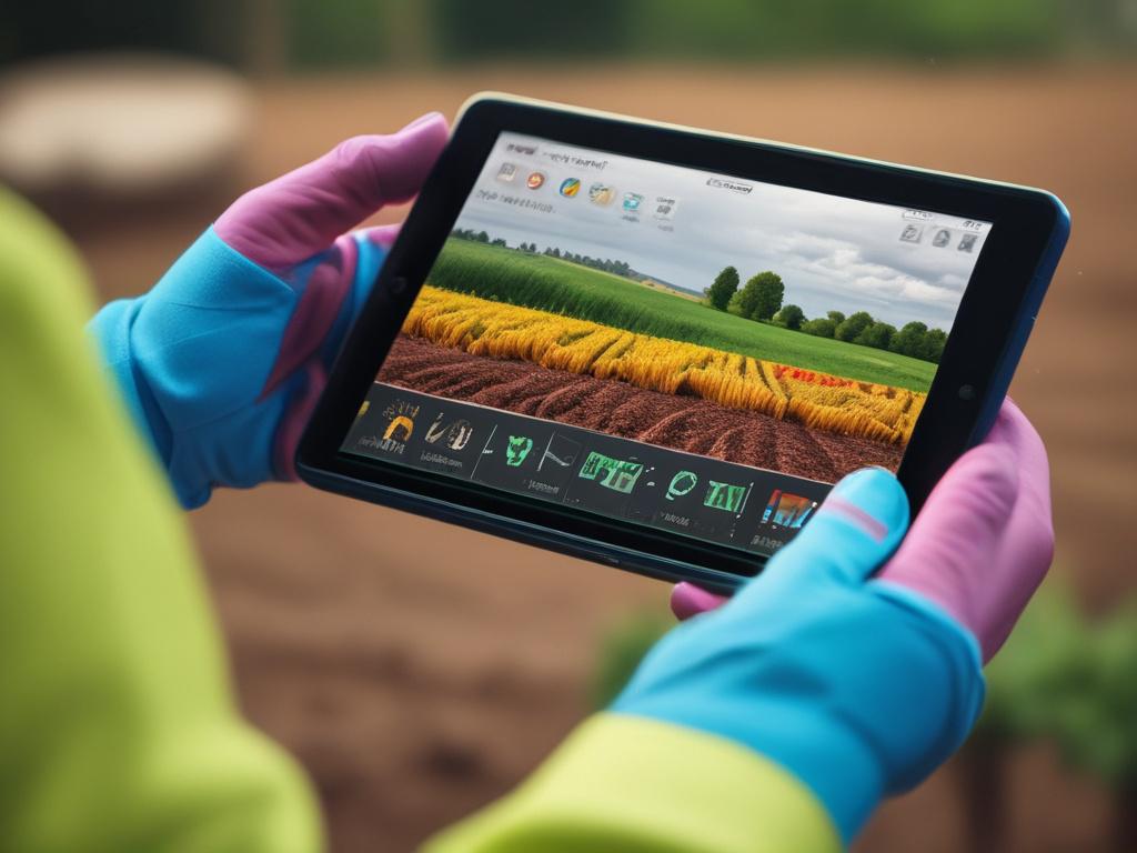 A hyper realistic close up image of a tablet screen