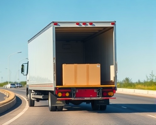 Professional box truck delivery service