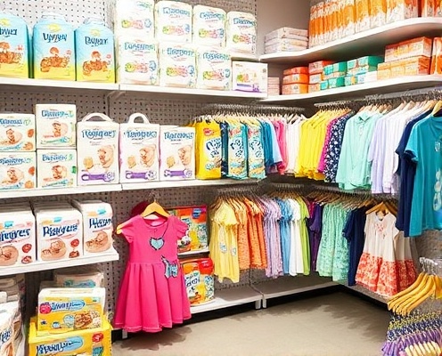 Baby and children's clothing and products